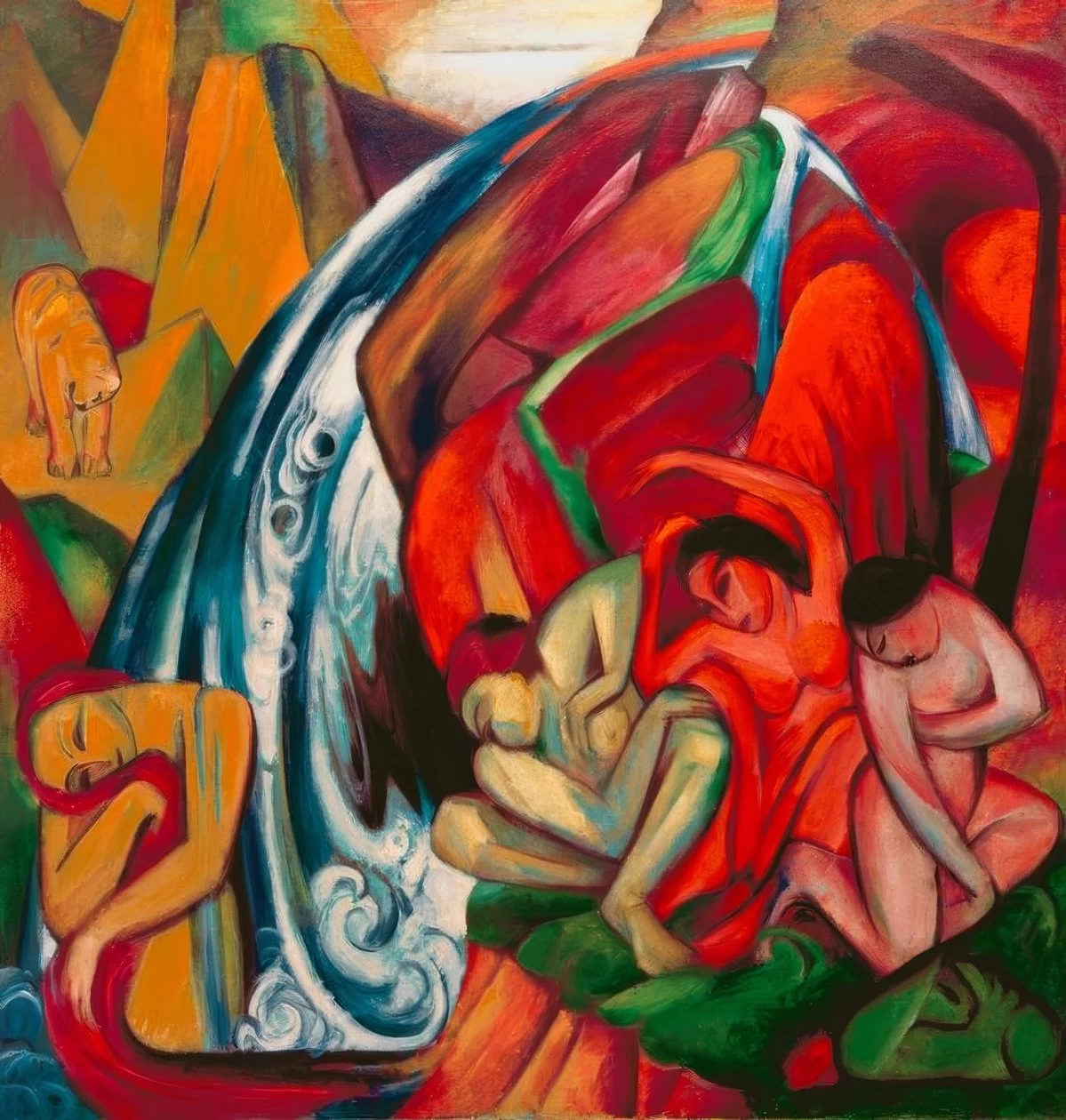 La cascata (Donne sotto una cascata)